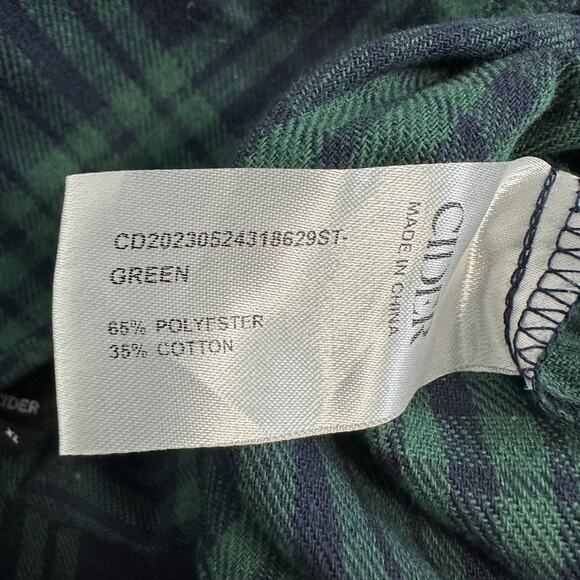 Cider NWT Tartan Pleated Mini Skirt With Faux Belt XL - Picture 5 of 6